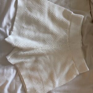 White Knitted shorts, Size XS